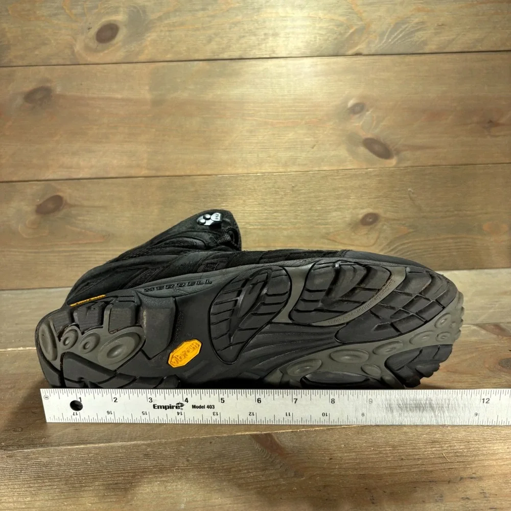 Merrell Moab 2 Vent Mid Mens size 12 shoes Black suede athletic hiking boots